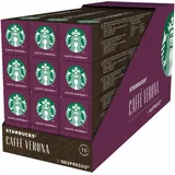 Starbucks Caffè Verona Kaffee 12er Dark Roast Nespresso kompatibel 120 Kapseln
