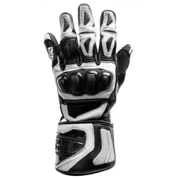 IXS Sport RS-300 2.0 Motorradhandschuhe, schwarz-weiss, Größe XS für Männer