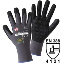 L+D Leipold Doehle 1166-7 NITRIL DOT Polyamid Arbeitshandschuh Größe (Handschuhe): 7, S EN 388 CAT II 1 Paar