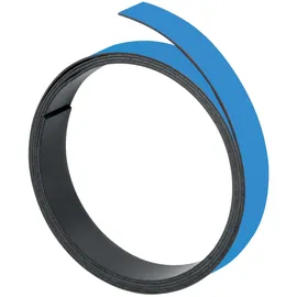 Franken Magnetband, 100 cm x 5 mm, beschriftbar, zuschneidbar, hellblau, M801 18