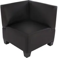 MCW Modular Sofa-System Couch-Garnitur Moncalieri 4-1, Kunstleder ~ schwarz