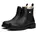 Tommy Tommy Jeans TJW Chelseaboots Blockabsatz Stiefelette mit typischer Logoflagge schwarz 38 EU