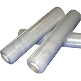 NOOR Handstretchfolie 20 500mm x 300m transparent 0,5 300 μm, 500mmx300m I Transparente Verpackungsfolie auf Rolle I Für einen sicheren Transport I Palettenfolie