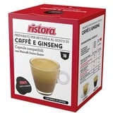 80 Kapseln RISTORA Kaffee und Ginseng kompatibel mit Dolce Gusto.