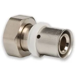 Selfio Aluverbund Pressfitting Übergangsverschraubung Eurokonus-Gewinde 20 x 2 mm - 3/4' TH + U Fitting