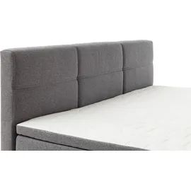 SUN GARDEN Boxspringbett 180 x 200 cm Braun/Grau