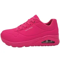 SKECHERS Uno Night Shades Sneaker, Hot Pink 38