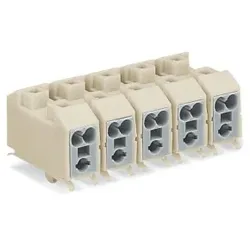 Wago 272-132 Netzanschlussklemme, ohne Drücker, mit Rastfüßen, weiß 272132 - 1000 Stück