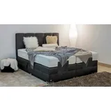 PAARA Boxspringbett Chicago elektrisch verstellbar mit Motor alles, mit einzigartigem Belüftungssystem grau