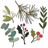 Sizzix Thinlits Stanzschablonen Festive Gatherings“ von Tim Holtz, 6er-Pack