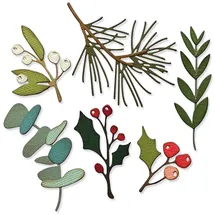 Sizzix Thinlits Stanzschablonen Festive Gatherings“ von Tim Holtz, 6er-Pack