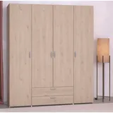 Parisot Drehtürenschrank Daily 11 160 x 185 x 51 cm Braun