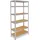 shelfplaza HOME 200x70x30 cm Schwerlastregal in verzinkt mit 6 Böden und 145 kg Traglast pro Boden