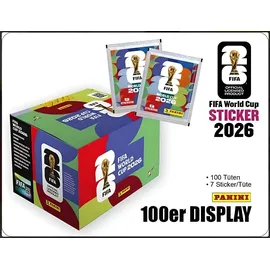 Panini FIFA World Cup 2026 Sticker Collection Box (100) Display