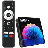 GREVA 8K Android TV Box 13.0 2GB RAM 16GB ROM RK3528, 2024 New Android Box Chipsatz Unterstützung WiFi6 HDR10 BT5.0 USB3.0 HDMI 2.0 10/100M Ethernet LAN 3D HD Smart TV Box Bluetooth Internet TV Box