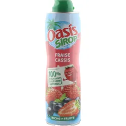 Oasis Sirup Erdbeere + Cassis Geschmack