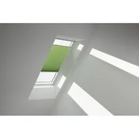 VELUX Plissee-Faltstore manuell Moosgrün uni FHL M31 1280S