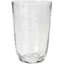 Broste Copenhagen Hammered Tumbler Wasserglas 0,5 l 4er-Pack