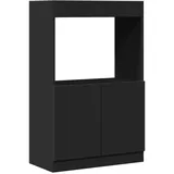 vidaXL Highboard Schwarz 63x33x100 cm Holzwerkstoff