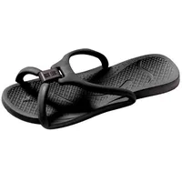 Faltbare Reise-Hausschuhe für Paare, leicht, Barfuß-Flip-Flops, Hotel, rutschfest, für unterwegs, für Zuhause, Badezimmer, mit Herren und Damen, Cowboystiefel-Hausschuhe, Schwarz , 39.5 EU - 40 EU
