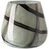 Fink Tischvase »MARLY«, (1 St.), Dekovase, Blumenvase, Windlicht, Vase aus Glas, grün