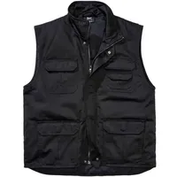 Brandit Textil Brandit Safari Weste schwarz, Größe L
