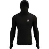 compressport 3D Ultralight Racing Hoodie schwarz XL