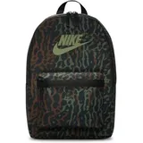 NIKE Rucksack NK HERITAGE BKPK - CAMINAL, Größe ONE SIZE in Schwarz BLACK/BLACK/OIL GREEN
