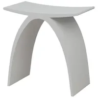 Bernstein Badhocker PB4001 Duschhocker Mineralguss weiß matt 43 x 43 x 23,5 cm