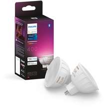 Philips Hue White & Col. Amb. MR16 Doppelpack Smarte Glühbirne RGB