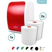 Blanc HYGIENIC SET: Handtuchrollenspender SENSOR, berührungslos, Blanc Cosmos +