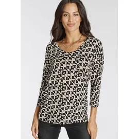 LAURA SCOTT 3/4-Arm-Shirt Schwarz 42