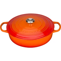 Le Creuset Gourmet-Bräter 24 cm ofenrot Gusseisen