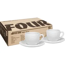 Könitz Cappuccinotasse 0,2 l Weiß 2 St.