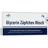 BANO Healthcare GmbH Glycerin Zäpfchen Rösch 2g, 10 Stück