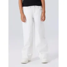 NAME IT NKFROSE WIDE TWI Pant Weiß 128