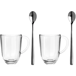 Latte-Macchiato-Set LEONARDO - transparent