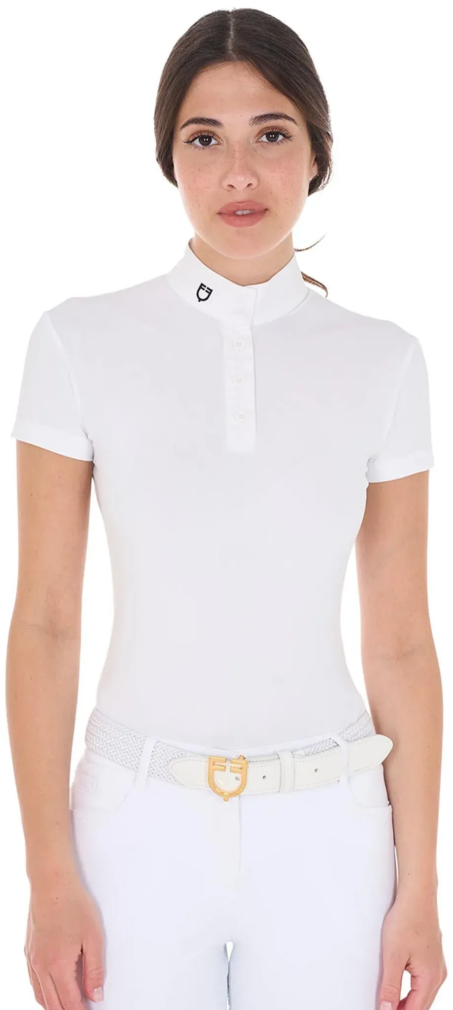 Equestro Damen Turnierpoloshirt Slim Fit