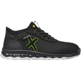 Exena Elysee Feldtmann Sicherheitshalbschuh Jupiter 34580 S3 Gr. 45 schwarz/grün