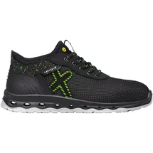 Exena Elysee Feldtmann Sicherheitshalbschuh Jupiter 34580 S3 Gr. 45 schwarz/grün