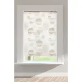 OTTO home Doppelrollo Belem 120 x 150 cm Kreise/grau