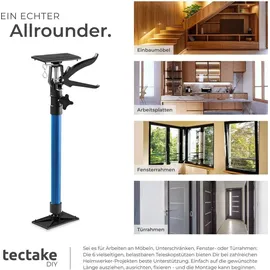 Tectake tectake® 6er-Set Türspanner, stufenlos höhenverstellbar, Belastbarkeit 30 kg je Spanner, mit Schnellspannsystem
