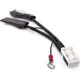 ADAPTER UNIVERSE Auto Radio Bluetooth Modul KFZ 12 Pol Quadlock AUX Interface