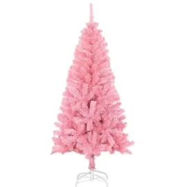 vidaXL Künstlicher Weihnachtsbaum Rosa 150 cm
