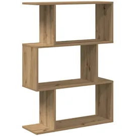 vidaXL Bücherregal 3 Fächer 70 x 24 x 97 cm Braun