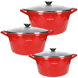 Cheffinger Diamant Topf-Set 6-tlg.