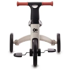 Kinderkraft 4TRIKE Dreirad 3 in 1, Leicht Rutscher, Laufrad, Zusammenklappbar, ergonomische Sattel, ab 12 Monat bis 5 Jahre, Grau, 69
