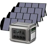 All powers 230/2500 V tragbares Kraftwerk R2500 Not strom versorgung W Lifepo4 Akku mit Solar panel