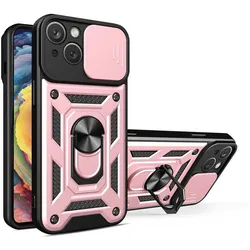 Hülle Handy Schutz für Apple iPhone 15 Plus Kamera Case Cover Tasche Etui Bumper