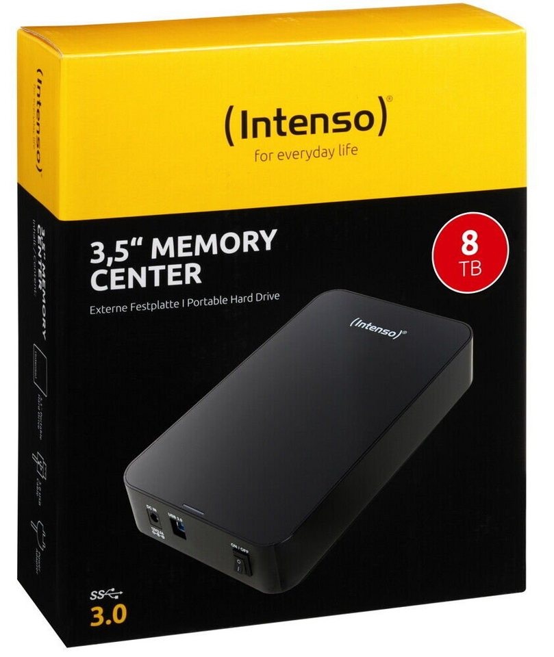 Intenso Memory Center externe HDD-Festplatte (8TB) 8 TBpcspezialistbonn